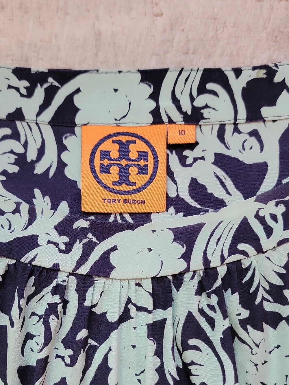 Tory Burch Silk Short Sleeve Blouse